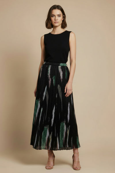 Crinkled Maxi Skirt