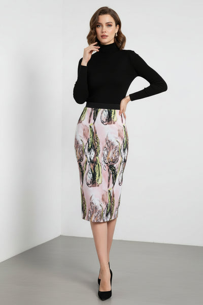Petal Whisper Pleated Skirt
