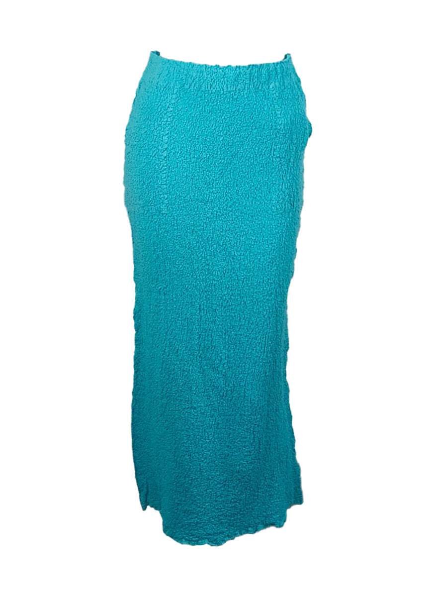 5250009 Puff Long Skirt *Blue *Last Piece