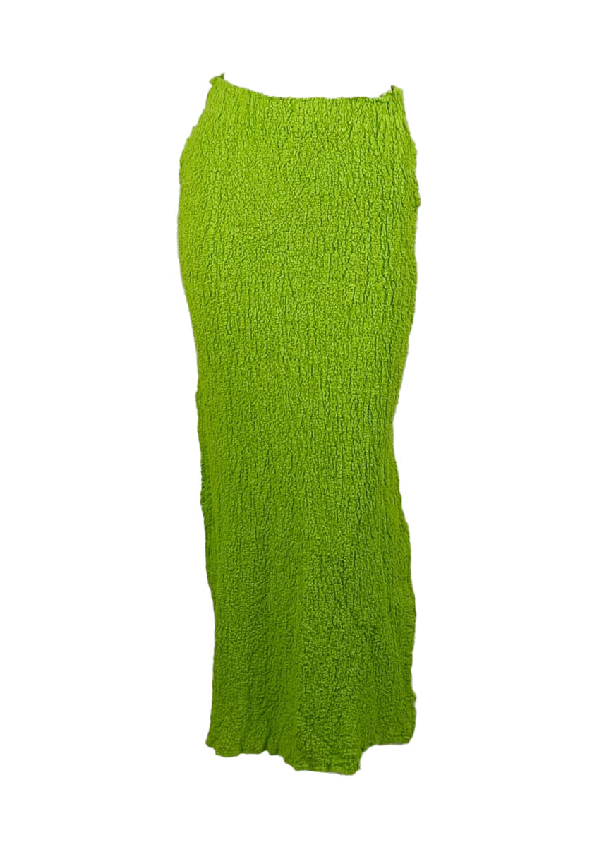 5250009 Puff Long Skirt *Green
