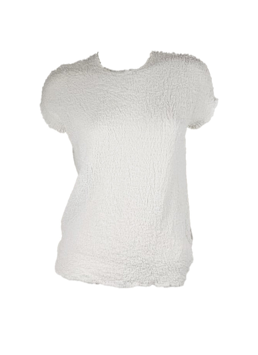 5250010 Puff Cap Sleeve Round Top