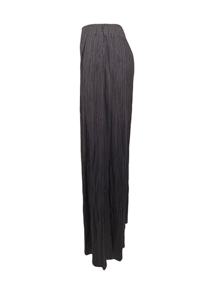 Wide-leg Pleated Pants