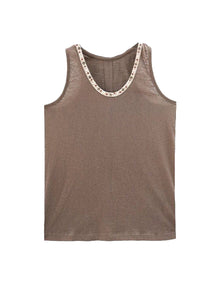 6250004 Embellished Tank Top