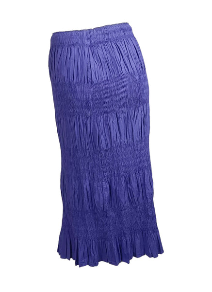6250014 Shrink Stripe Pleated Skirt