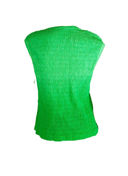 6250015 Gradient Pleated Top