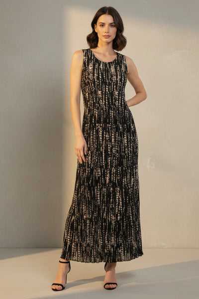 Abstract Print Maxi Dress