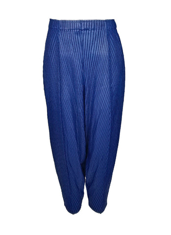 7240024 High Waist Loose Pleated Pants *Navy