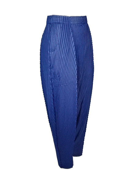 7240024 High Waist Loose Pleated Pants *Navy