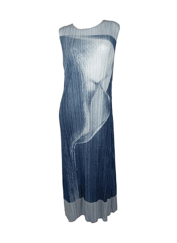 7250003 Fluid Elegance Pleated Dress