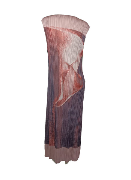 7250003 Fluid Elegance Pleated Dress