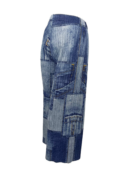 7250007 Denim Blend Pleated Pant
