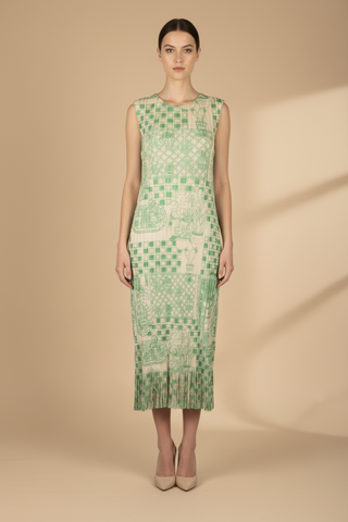 Fringe Harmony Pleated Dress