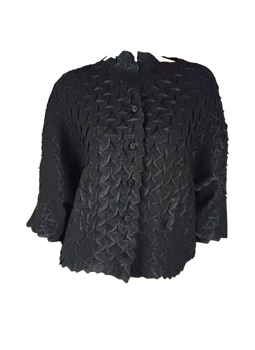 7250011 Petal Texture Button Top