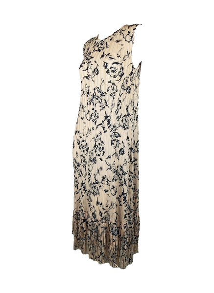 7250014 Fringe Hem Sleeveless Midi Dress 14