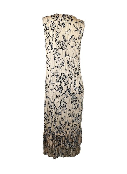 7250014 Fringe Hem Sleeveless Midi Dress 14