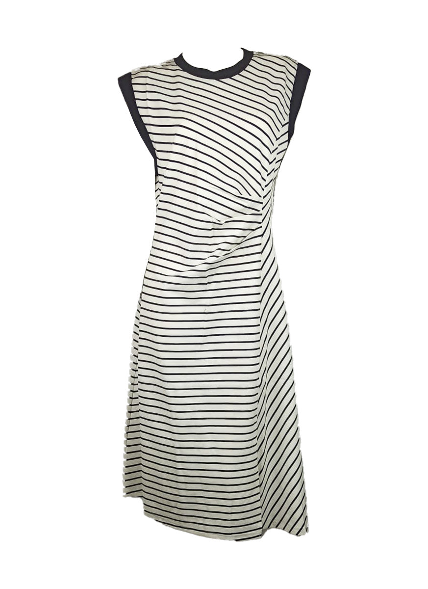 7250022 Asymmetric Cool Classic Midi Dress