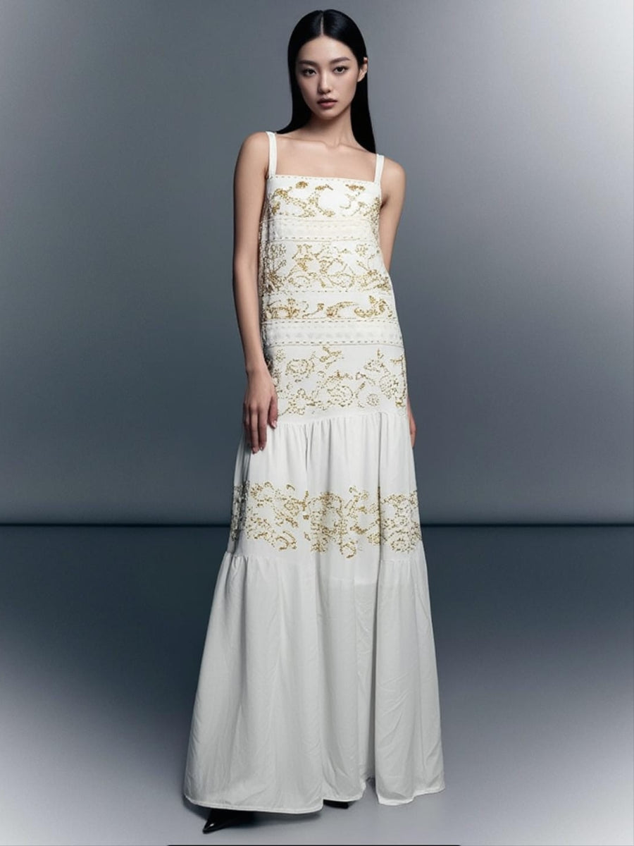 Embellished Vintage Dress