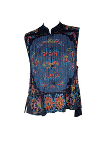 7250032 Imperial Flora Pleated Top