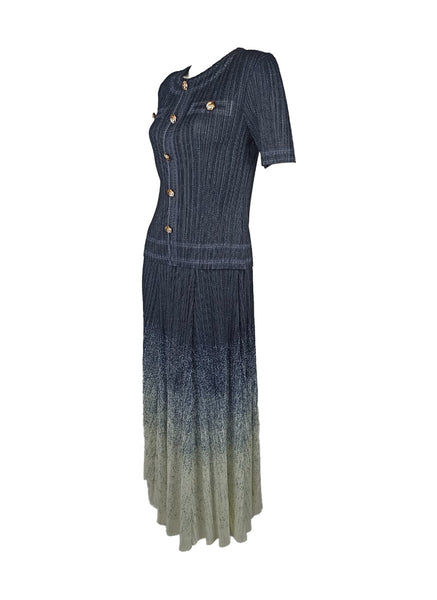 7250035 Waves of Elegance Top & Skirt Set