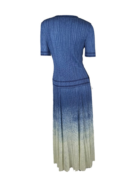 7250035 Waves of Elegance Top & Skirt Set