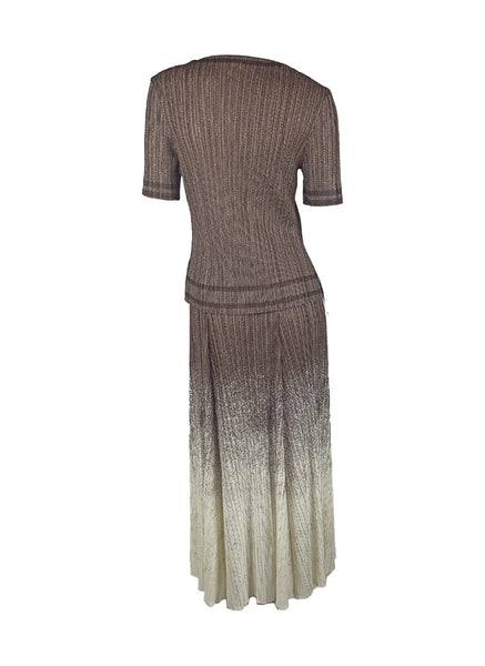7250035 Waves of Elegance Top & Skirt Set