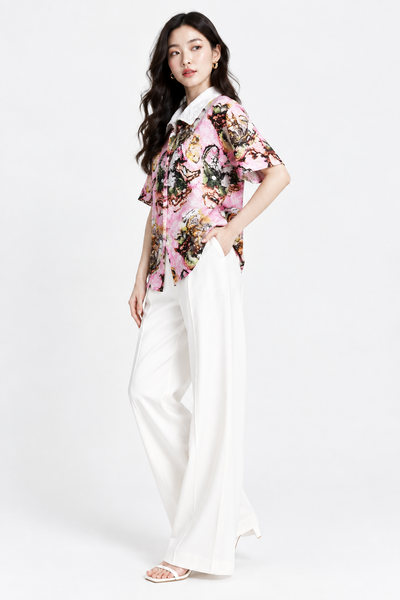 Petal Whisper Textured Top