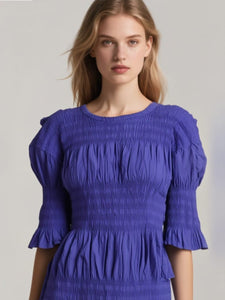 6250013 Gathered Ruched Top