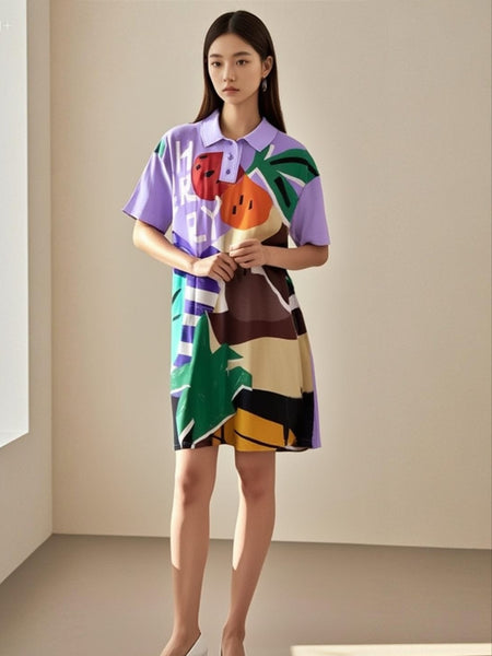 8250001 Summer Splash Polo Dress