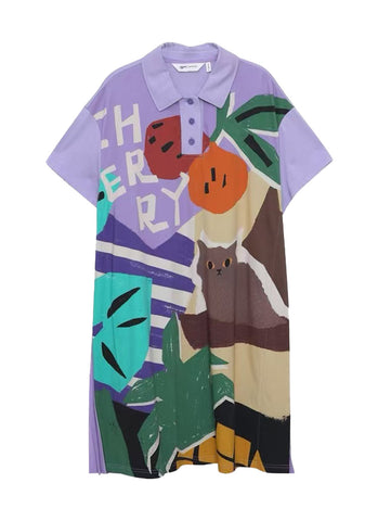 8250001 Summer Splash Polo Dress
