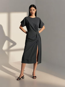 8250012 City Luxe Slit Maxi Dress