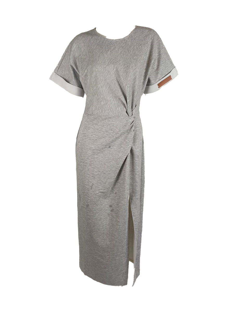 8250012 City Luxe Slit Maxi Dress
