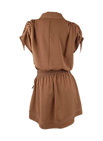8250015 Timeless Belted Mini Dress