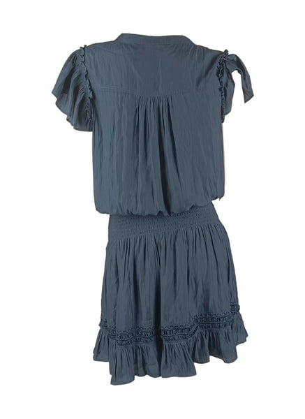 8250017 Delicate Ruffles Mini Dress
