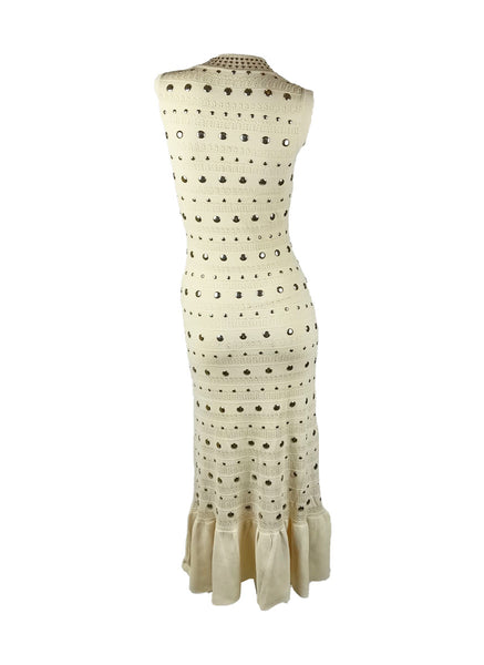 8250024 Classic Studded Knit Dress