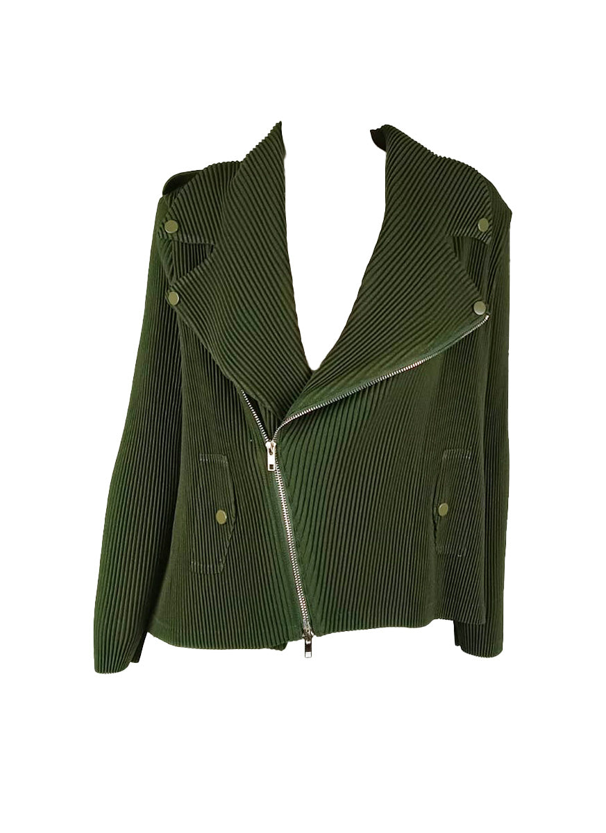 9240036 Pleated Bike Jacket