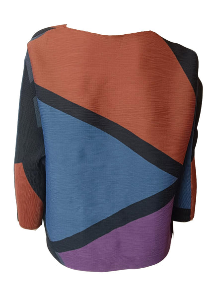 9250005 Geometric Long Sleeve Top
