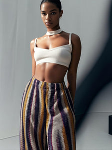 9250009 Stripes Color Pants