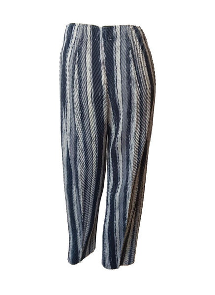 9250009 Stripes Pleated Pants