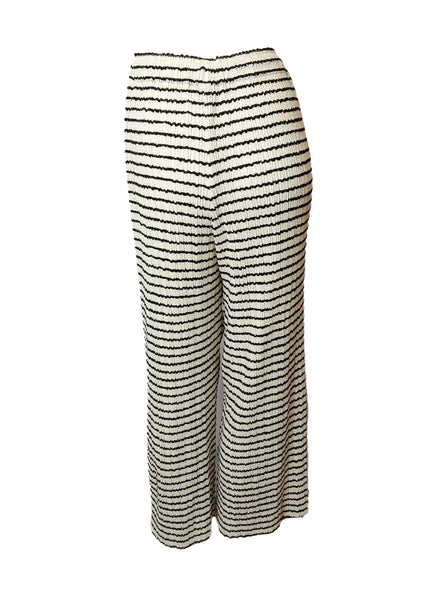 9250011 Stripes Pleated Pants