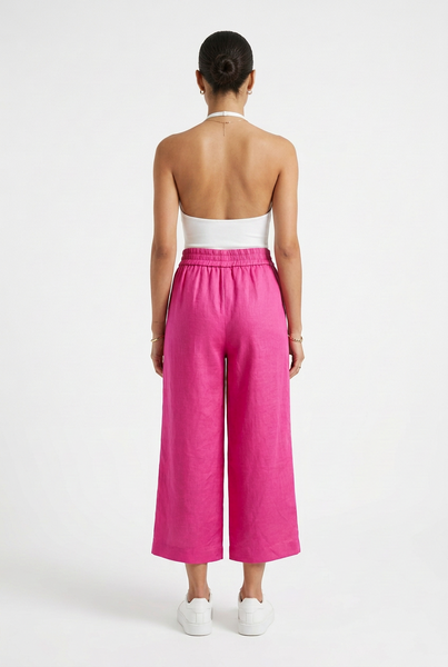 Wide Leg Linen Pants