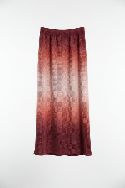 Gradient Pleats Skirt
