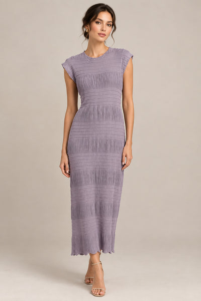 Fine Pleats Textured Dress