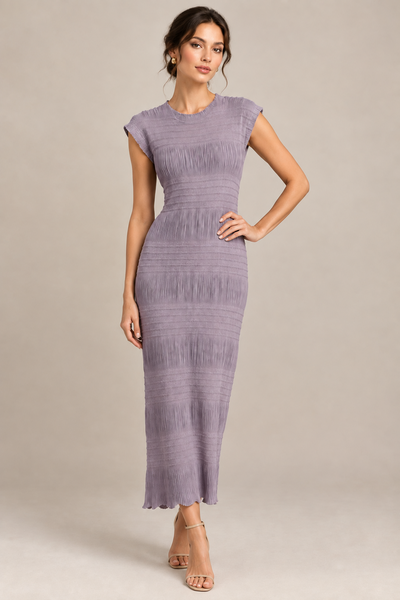 Fine Pleats Textured Dress