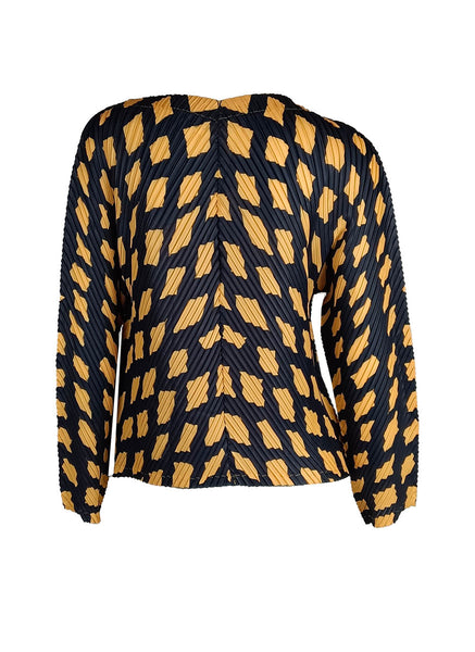 D240004 Long Sleeve Pleated Cardigan