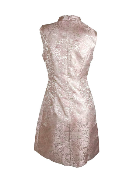 D240013 Silver Embroidery Cheongsam
