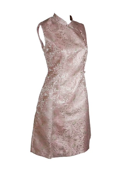 D240013 Silver Embroidery Cheongsam