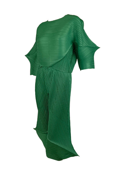 D240028 Special-Shaped Pleats Top & Pants Set *Last Set