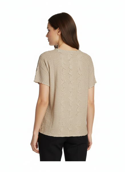 Textured Petal Creased Top
