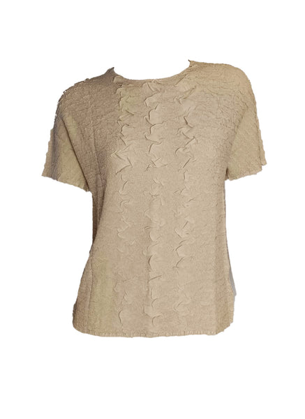 Textured Petal Creased Top