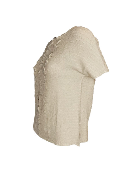 Textured Petal Creased Top